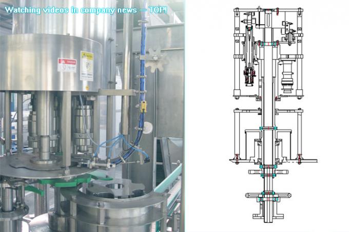 Энергосберегающие чистые машины продукции воды в бутылках с ПЛК контролируют/роторная завалка